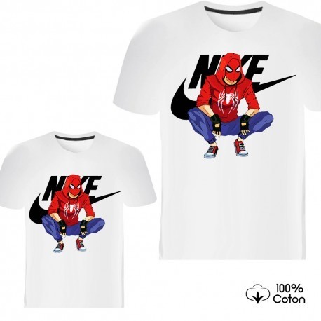 Ensemble de deux T-shirts "Nike Spiderman"