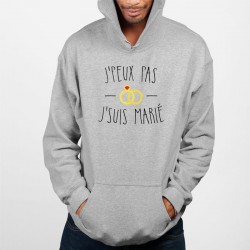 Hoody "J'peux pas j'suis marié"