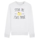 Sweatshirt "J'peux j'suis marié"