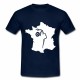 T-shirt MARIANNE CARTE DE FRANCE