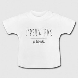 T-shirt "J'peux pas je boude"