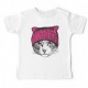 T-shirt "Chat à bonnet"