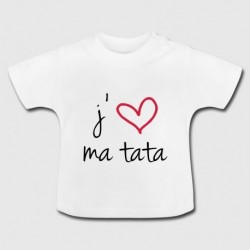 T-shirt "J'aime ma tata"