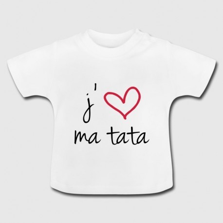 T-shirt "J'aime ma tata"