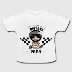 T-shirt "Futur motard comme papa"