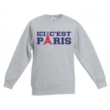 Sweatshirt "Ici c'est Paris"