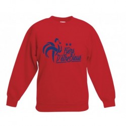 Sweatshirt "Fiers d'être bleus"