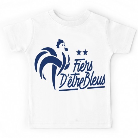 T-shirt "Fiers d'être bleus"