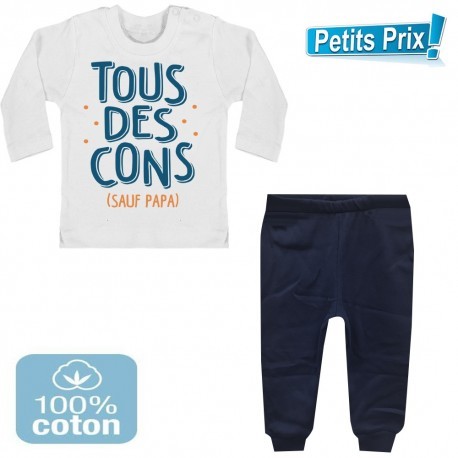 Ensemble "Tous des cons sauf papa"