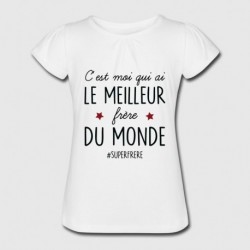 T-shirt "C'est moi qui ai le meilleur frère du monde"