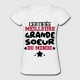 T-shirt "Certifiée meilleure grande soeur du monde"