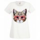 T-shirt "Chat à lunettes"