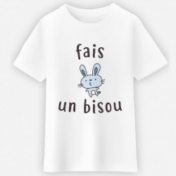 T-shirt "Fais un bisou"