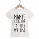 T-shirt "Mamie viens vite ta fille m'épuise"