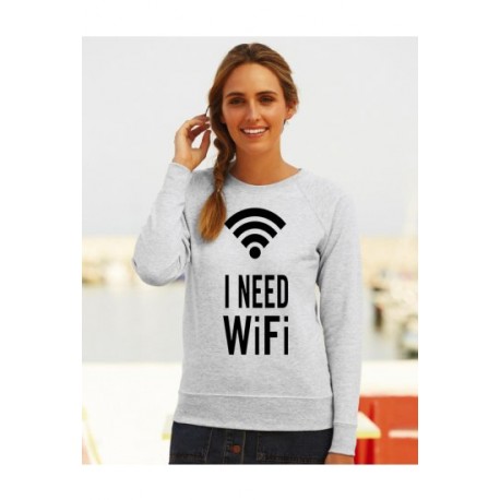 Sweatshirt "I need wifii"