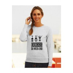 Sweatshirt "Exercices du week-end"