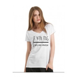 T-shirt "Je m'en fous J'suis une conasse"