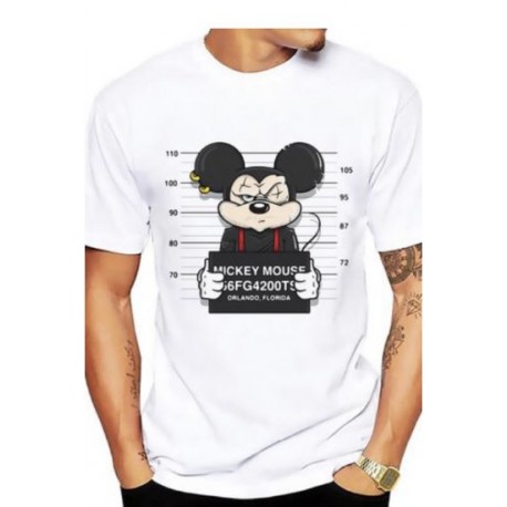 T-shirt "Mickey Mouse in Jail"