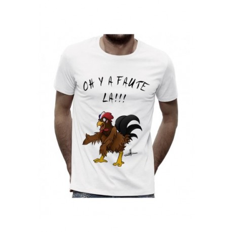 T-shirt "Oh y a faute la"