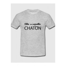 T-shirt "Elle m'appelle CHATON"