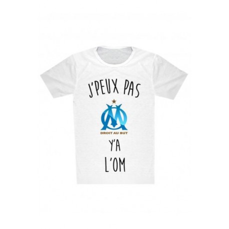 T-shirt "J'peux pas y'a l'OM"