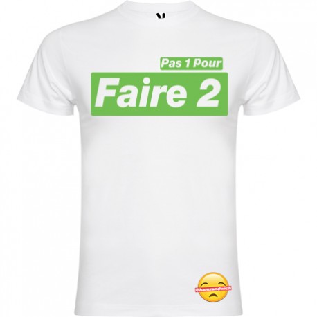 T-shirt pour homme en coton bio - Hamzandwich pas 1 pour faire 2