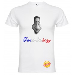 T-shirt pour homme en coton bio - Hamzandwich farid sarkozy tete atypique