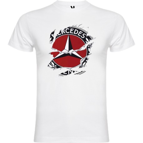 T-shirt pour homme en coton bio - mercedes benz