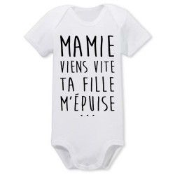 Body "Mamie viens vite ta fille m'épuise"