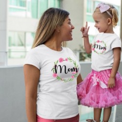 Ensemble de deux T-shirts "Mom" "Mini"